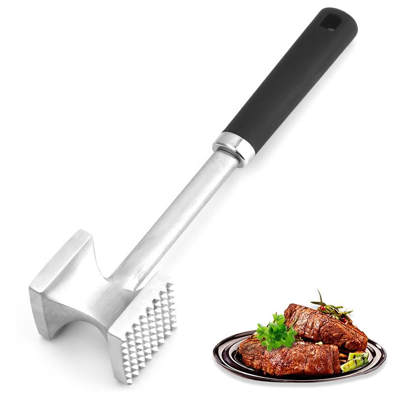 双面打肉锤铝合金肉锤牛排工具猪排松肉器 多功能方形松肉锤定制