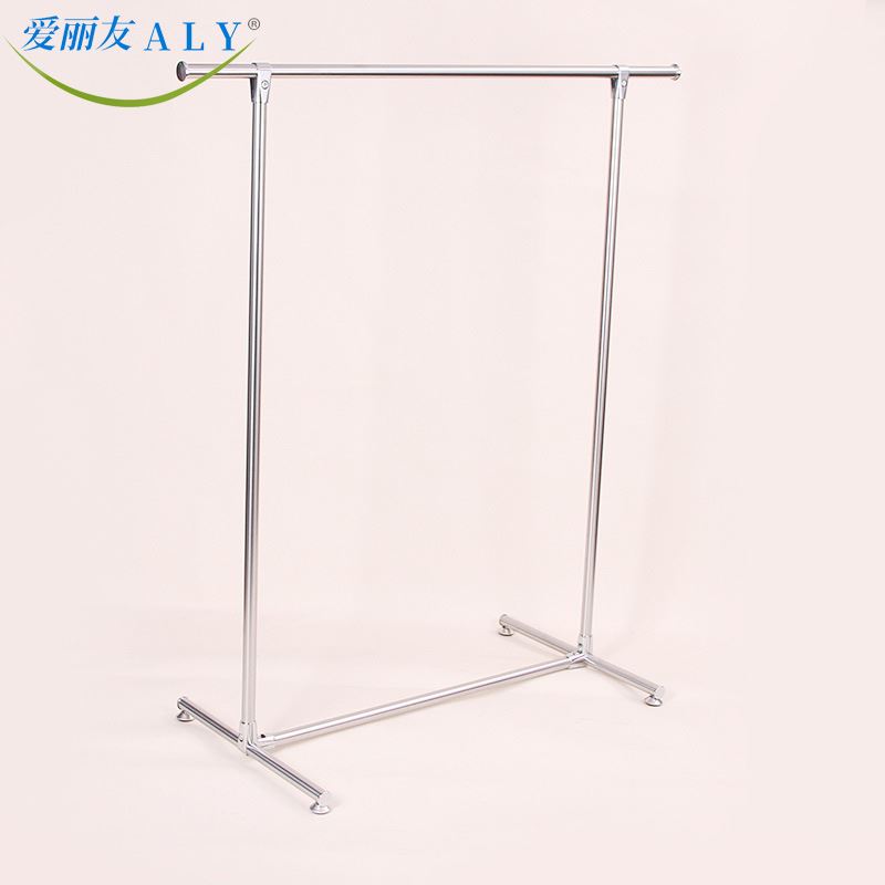 批落地不锈钢复合管单杠式晾衣架室内外阳台加厚晾晒架简约
