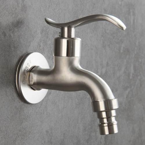 304不锈钢精铸洗衣机水龙头 快开洗衣机水槽冷热水龙头 厂家