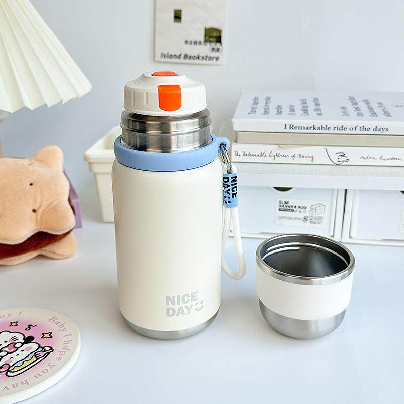 2025新款保温杯男女学生高颜值带盖可喝水杯子便携儿童316不锈钢