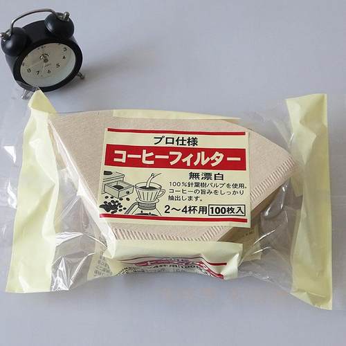 咖啡滤纸100张美式机手冲泡滤杯扇形102煮滴漏壶网锥V60纸袋定制