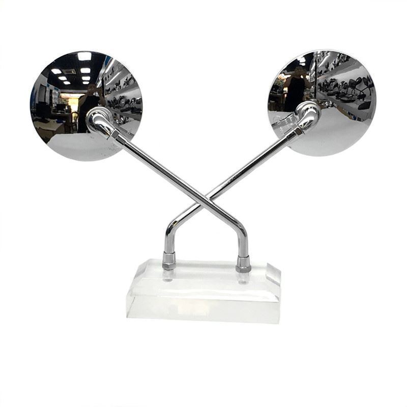 摩托车通用后视镜 电镀圆形反光镜 电动车照后镜 back mirror