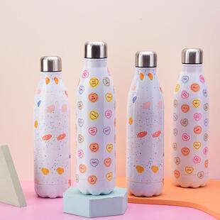 2025新款不锈钢保温杯立体印刷可乐瓶保温杯户外运动水杯水瓶定制