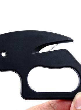 先达动物形开箱器塑胶开信刀拆信刀裁纸美工刀不绣钢刀片定制