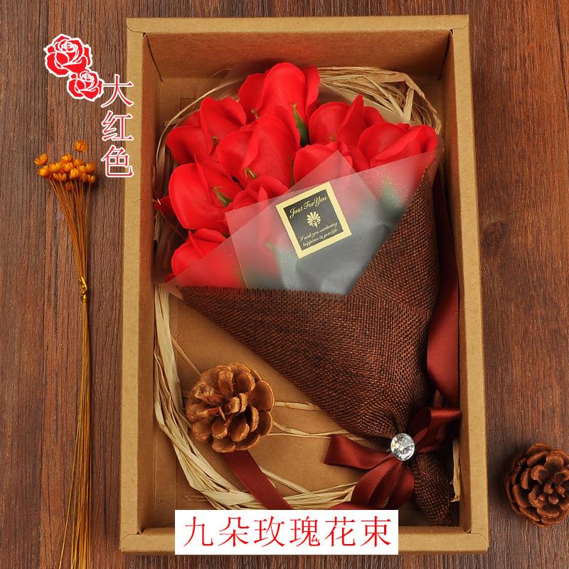 母亲节礼物新款香皂花礼盒玫瑰花生日礼物永生花创意礼物定制