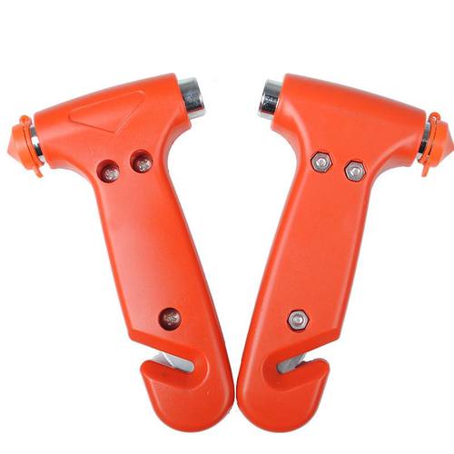 汽车用实心二合一多功能锤 自驾应急救生锤 消防逃生破窗神器