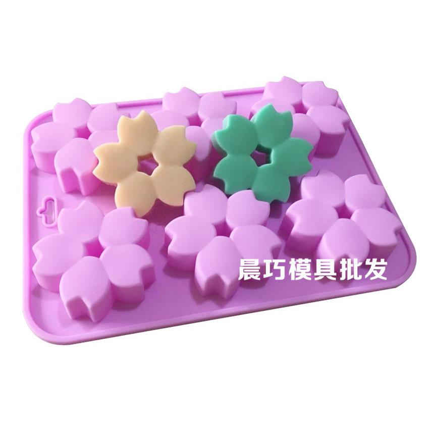 供应硅胶蛋糕模具 手工皂模具 六孔模 烘焙模