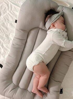 手提床中床婴儿床新生儿仿生睡床新生儿可折叠bb防压便携式床