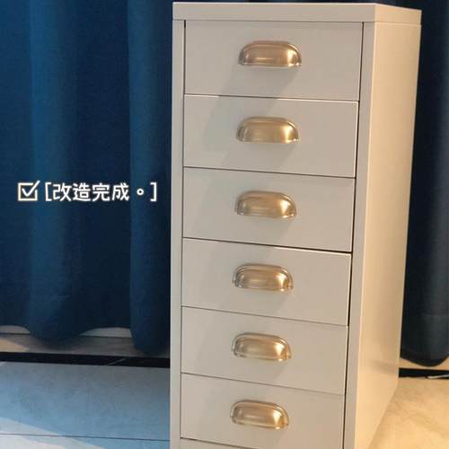 柜门拉手半圆形64抽屉贝壳拉手北欧金色简约地中海家装把手小单孔