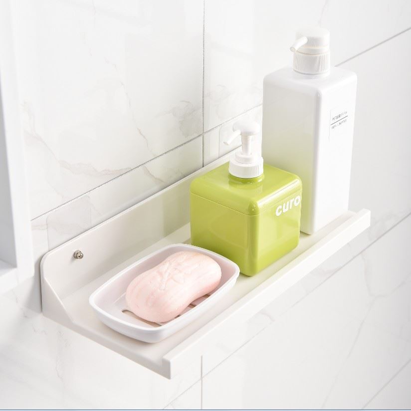 家用浴室置物架 免打孔无痕卫生间收纳架 厕所纸巾盒收纳用品架子