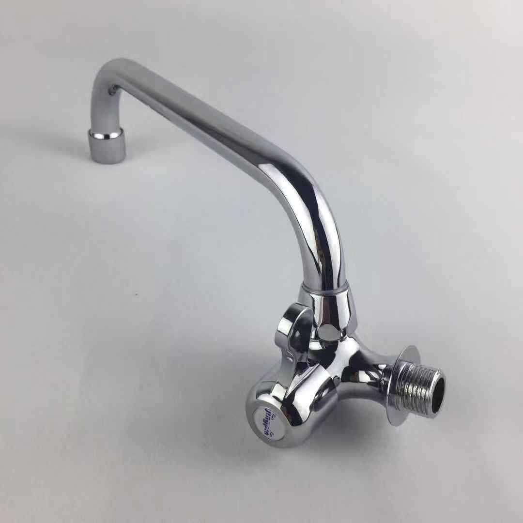 铜入墙式摇摆水龙头酒店厨房角式快开龙头单冷菜盆水龙头定制,家装主材,厨房龙头,淘宝优惠券,粉丝福利购,淘宝优惠卷