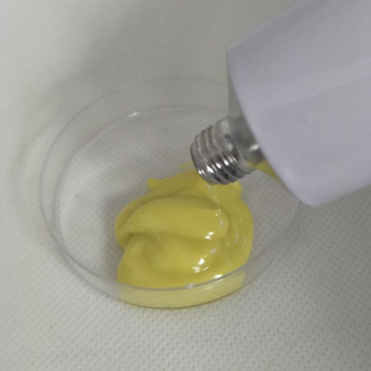 不拉丝安规黄胶 气味小 环ROHS 适用全自动机施胶 高粘高硬定制