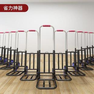定 小拉车折叠家用搬运拖车购物买菜摆摊手推车器轻便携行李拉货