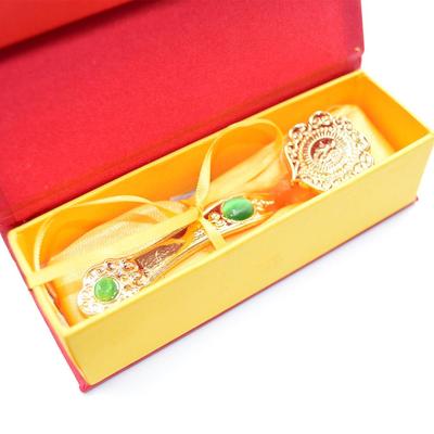 合金如意 玉如意摆件 风水家居抓周工艺礼品供奉用品送包装盒定制