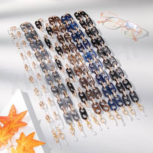 欧美流行亚克力环扣眼镜