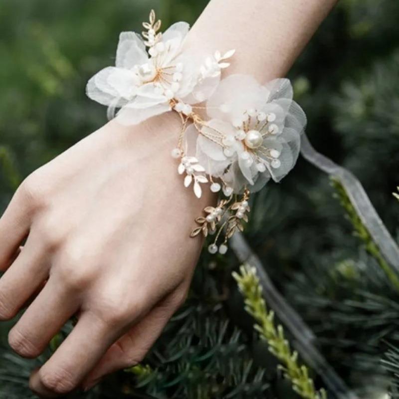 手腕花伴娘新团仙简约姐