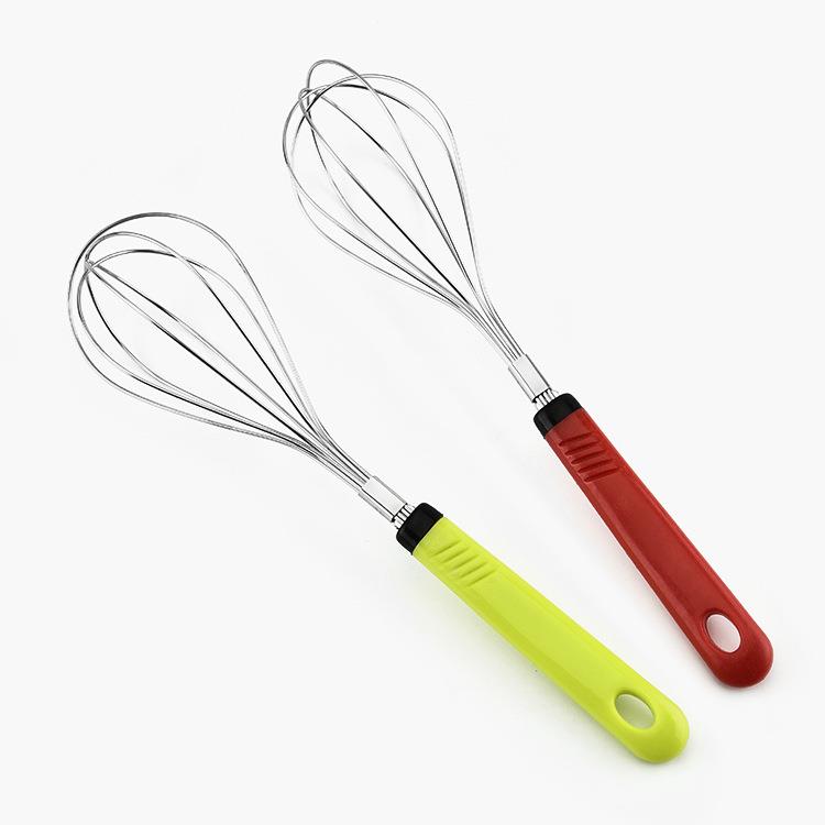 不锈钢手动打蛋器塑料手柄搅拌器烘焙蛋抽厨房小工具厂家