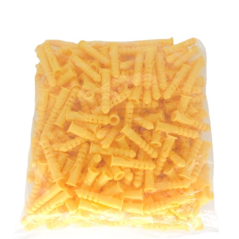 小黄鱼尼龙 塑料 膨胀管 6 8 10mm 膨胀螺栓 膨胀螺丝管涨塞 胶粒
