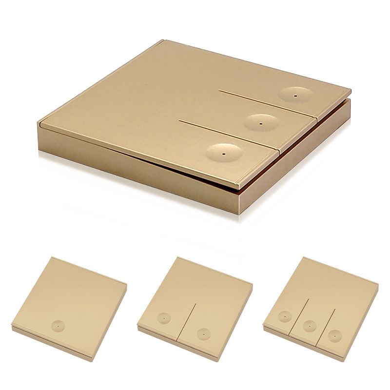 新款86型墙壁随意贴无线开关面板灯具220V智能家用键免布线遥控器