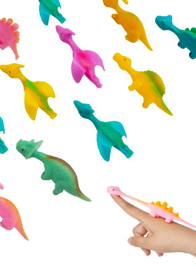 打靶手指恐龙tpr创意益智趣味整蛊解压发泄弹射恐龙减压