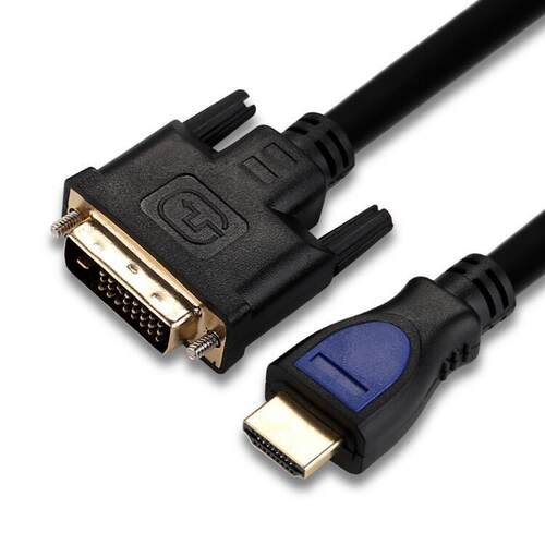 1.5米HDMI转DVI线 电脑转电视1080P双磁环显示器无氧铜HDTV高清线定制