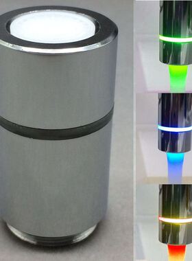 LED龙头灯 新款全铜起泡器 七彩发光变色温控三色防溅器SDF-C6-1