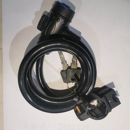 厂家自行车锁钢缆圈形钥