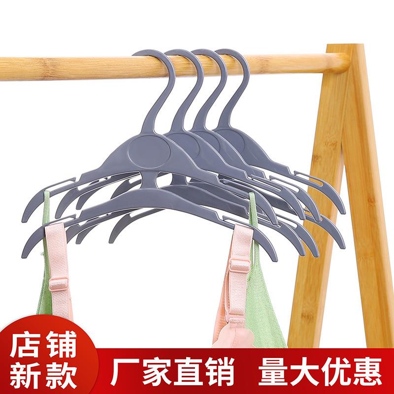 双层晾晒儿童衣架塑料展