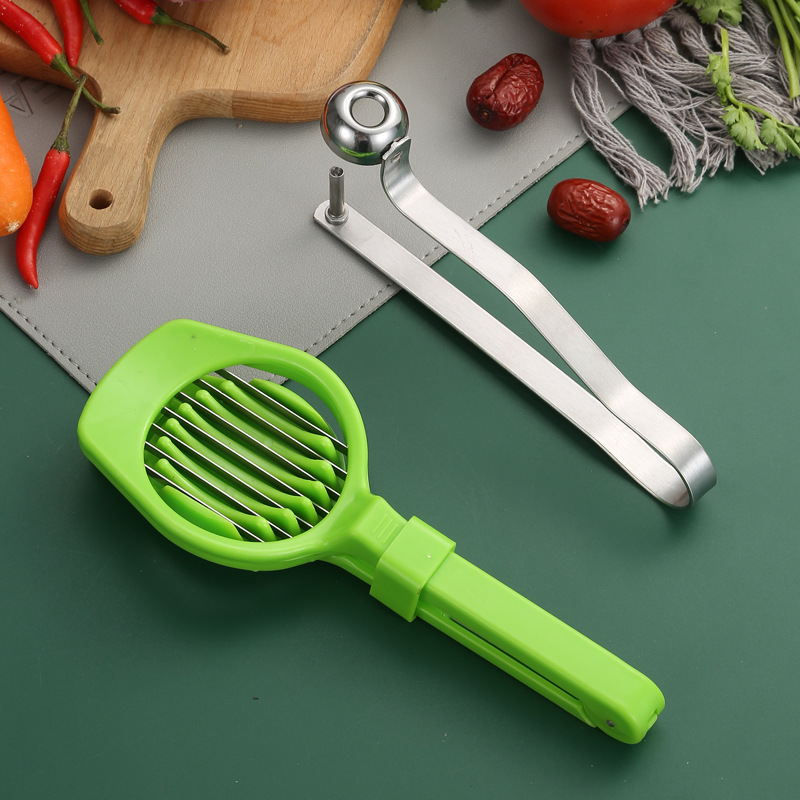 去枣核神器家用大枣去核切片二合一工具奶枣红枣山楂樱桃去核器