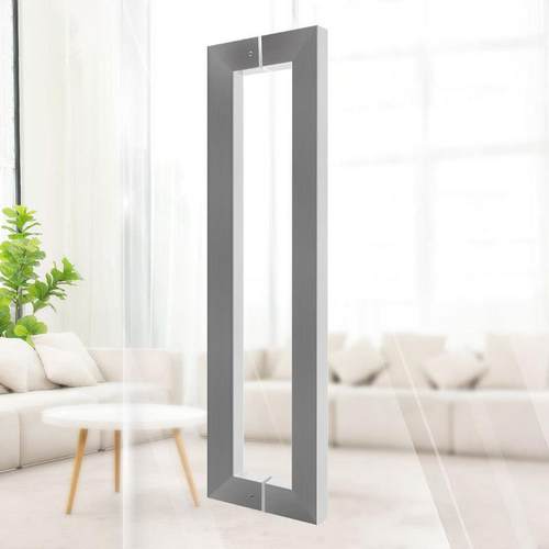 不锈钢方管拉丝黑钛门把手现代简约酒店大门拉手现货玻璃门木门定