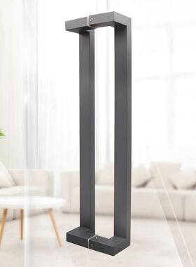 不锈钢方管双弯灰色加厚门把手 KTV门酒店门玻璃门推拉门拉手定制