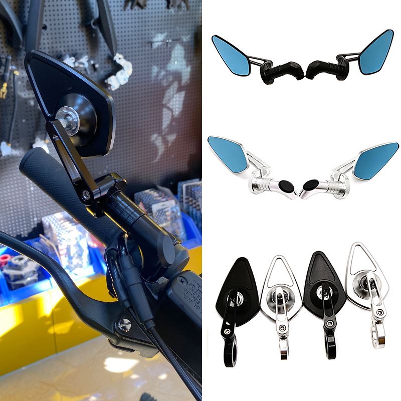 摩托车 电动车后视镜 改装配件 CNC全铝反光镜 倒车镜 通用镜