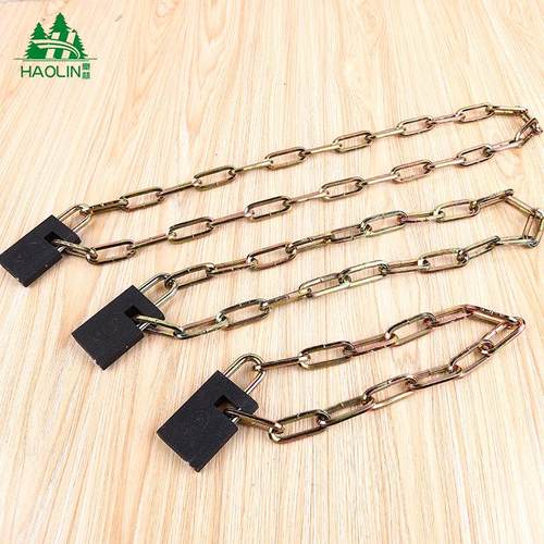 【直供】链锁 自行车防盗锁加粗摩托车铁链锁 多用长链条锁定制