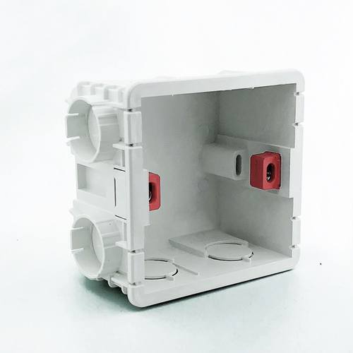 86型家用暗装底盒电工接线盒 墙壁开关插座暗盒连体PVC安装盒