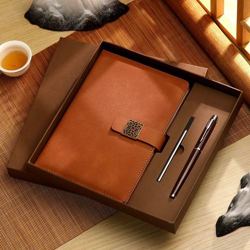 高档笔记本礼盒套装定制企业公司会议送客户礼物年会商务活动定做