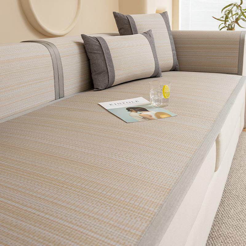 夏季藤席沙发垫夏天防滑凉席坐垫子2025新款凉垫沙发套罩定制