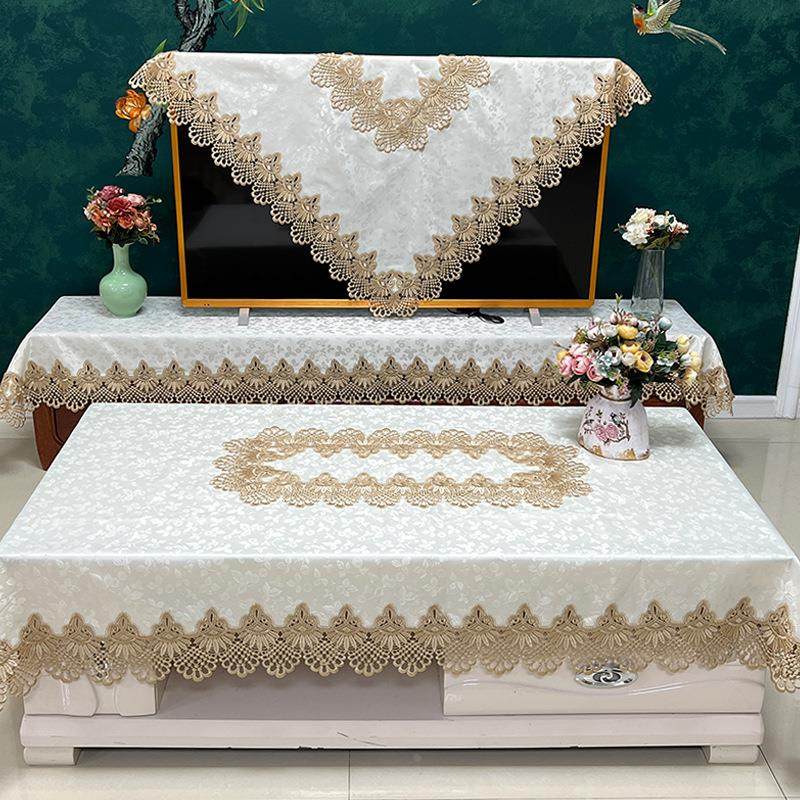简约茶几桌布罩套盖巾现代简约蕾丝盖布现代电视柜客厅餐桌布定制,居家布艺,桌布,淘宝优惠券,粉丝福利购,淘宝优惠卷