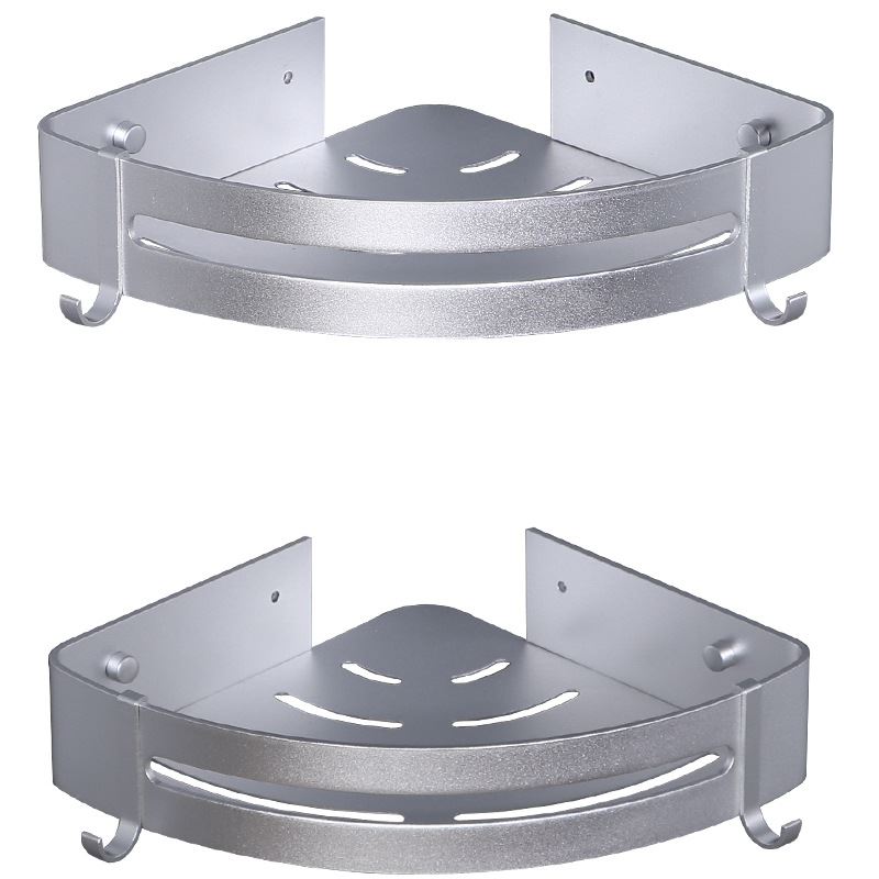 免打孔三角架卫生间转角置物架浴室太空铝三角篮新款