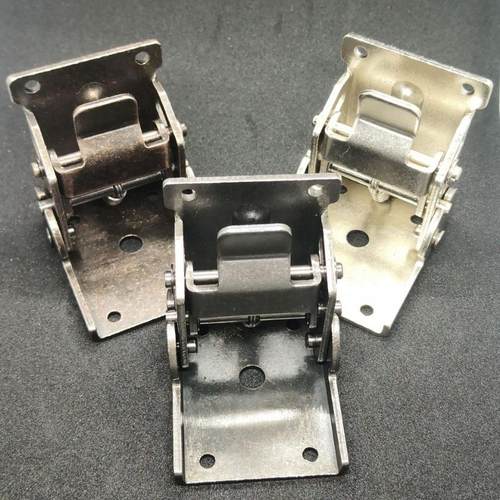 餐桌连接脚角码折叠合页铰链 家具餐桌0到90度隐形自锁折叠铰定制