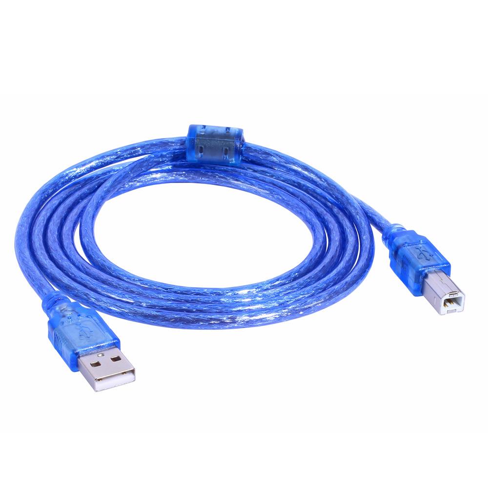 白底图USB2.0打印线电钢琴数据线USB显示器连接线1.5米A对B口定制