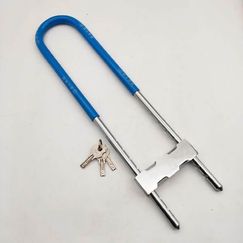 加长玻璃门插锁 摩托车锁具 三轮车锁具 加长U型锁 零售定制