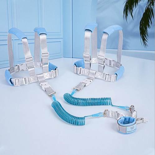 双胞胎钥匙款防走失带牵