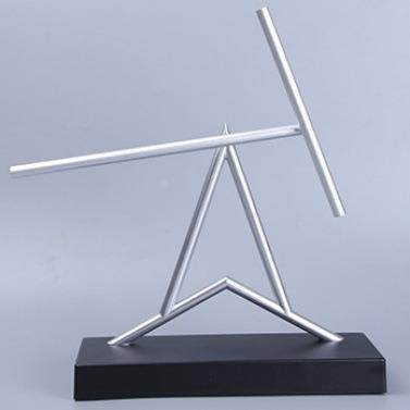 混沌摆小号a型桌面牛顿摆件钢铁侠永动机高档创意商务礼品反重力