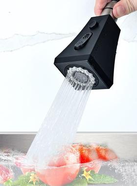 厨房抽拉水龙头洗菜盆小花洒多功能手提增压莲蓬喷头配件CLT1002