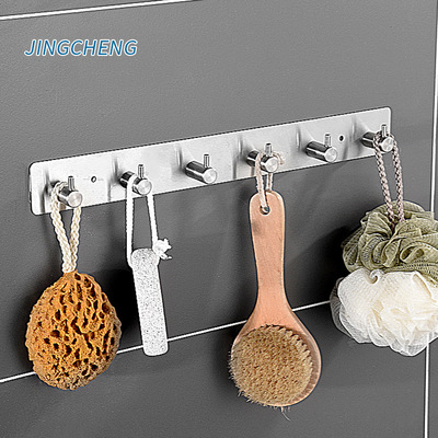 挂钩 不锈钢衣钩粘钩免钉hes Hook挂衣钩衣帽钩 排钩