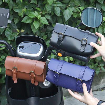 复古风电瓶车挂包户外骑