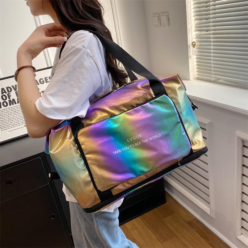 短途旅行包女手提出差大容量轻便运动健身包小行李待产旅游收纳袋