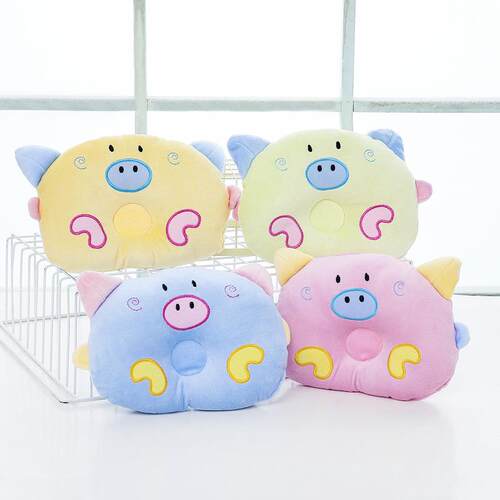 天鹅绒新生儿定型枕卡通