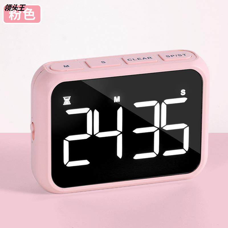 RECHARGEABLE LARGE SCREEN LED LCD ELECTRONIC TIMING REMINDER ALARM CLOCK KITCHEN ROASTER FY501 TIMER
