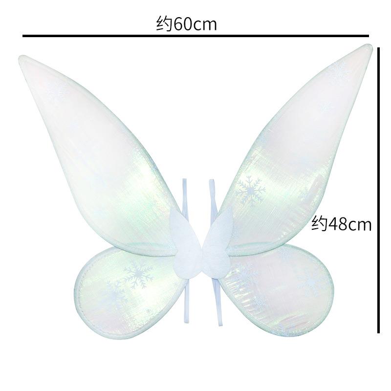 炫彩蝴蝶翅膀小号天使精灵翅膀新品现货儿童节日派对表演道具定做